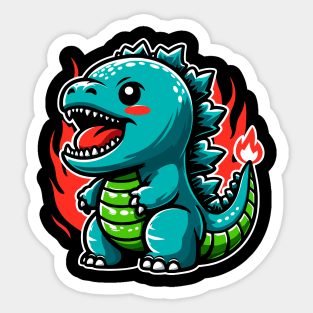 Godzilla Sticker